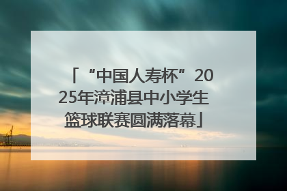 “中国人寿杯”2025年漳浦县中小学生篮球联赛圆满落幕