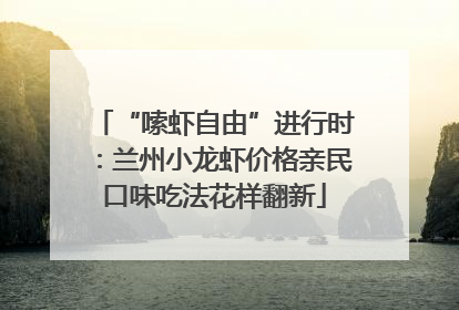 “嗦虾自由”进行时：兰州小龙虾价格亲民口味吃法花样翻新