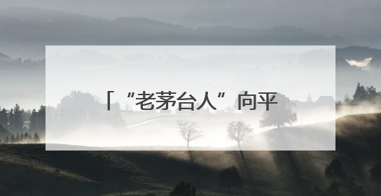 “老茅台人”向平、张贵超获推荐为茅台集团副总经理人选，后者是集团最年轻党委委员