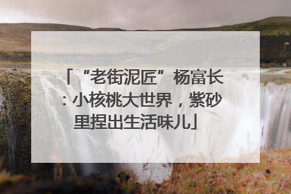 “老街泥匠”杨富长：小核桃大世界，紫砂里捏出生活味儿