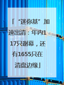 “迷你基”加速出清：年内117只谢幕，还有1655只在清盘边缘