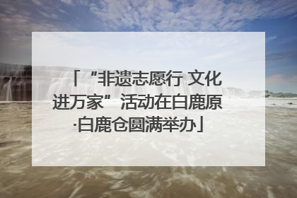 “非遗志愿行 文化进万家”活动在白鹿原·白鹿仓圆满举办