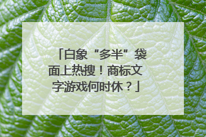 白象“多半”袋面上热搜！商标文字游戏何时休？