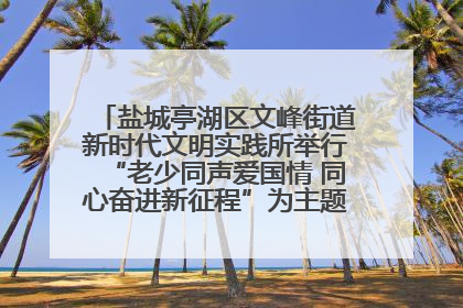 盐城亭湖区文峰街道新时代文明实践所举行“老少同声爱国情 同心奋进新征程”为主题的红色文化活动