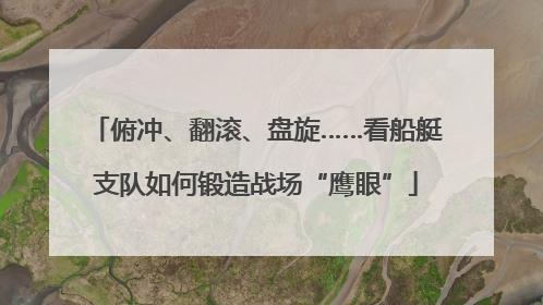 俯冲、翻滚、盘旋……看船艇支队如何锻造战场“鹰眼”