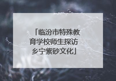 临汾市特殊教育学校师生探访乡宁紫砂文化