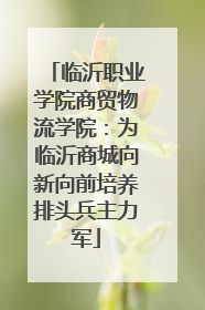 临沂职业学院商贸物流学院：为临沂商城向新向前培养排头兵主力军