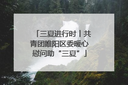三夏进行时丨共青团睢阳区委暖心慰问助“三夏”