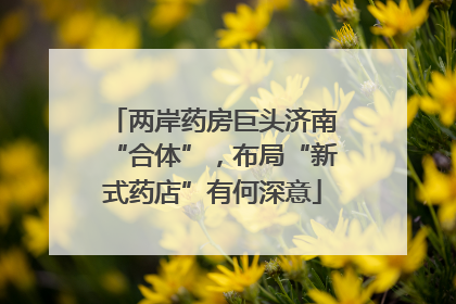 两岸药房巨头济南“合体”，布局“新式药店”有何深意