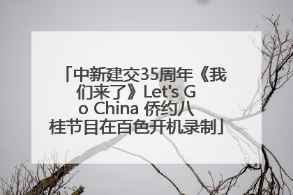 中新建交35周年《我们来了》Let's Go China 侨约八桂节目在百色开机录制