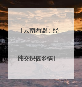 云南西盟：经纬交织佤乡情