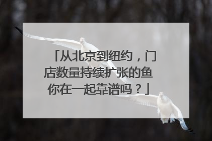 从北京到纽约，门店数量持续扩张的鱼你在一起靠谱吗？