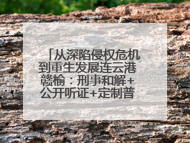 从深陷侵权危机到重生发展连云港赣榆：刑事和解+公开听证+定制普法，让玩具公司回到正轨