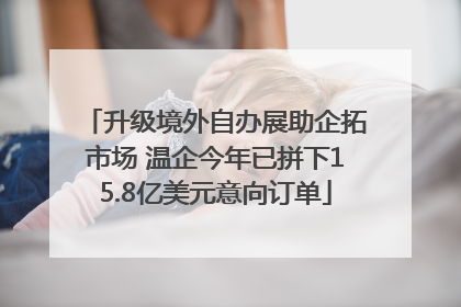 升级境外自办展助企拓市场 温企今年已拼下15.8亿美元意向订单