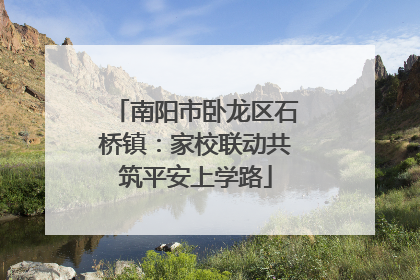 南阳市卧龙区石桥镇：家校联动共筑平安上学路
