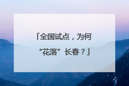 全国试点，为何“花落”长春？