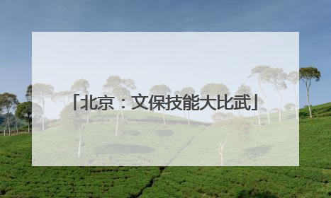 北京：文保技能大比武