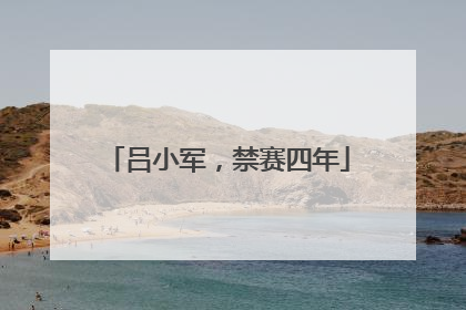 吕小军，禁赛四年