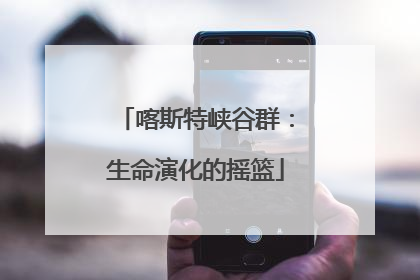 喀斯特峡谷群：生命演化的摇篮
