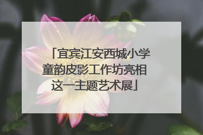 宜宾江安西城小学童韵皮影工作坊亮相这一主题艺术展