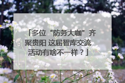 多位“防务大咖”齐聚贵阳 这届智库交流活动有啥不一样？