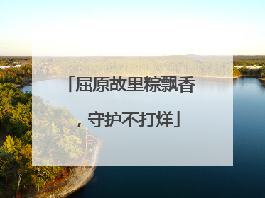 屈原故里粽飘香，守护不打烊