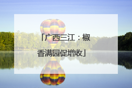 广西三江：椒香满园促增收
