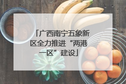 广西南宁五象新区全力推进“两港一区”建设