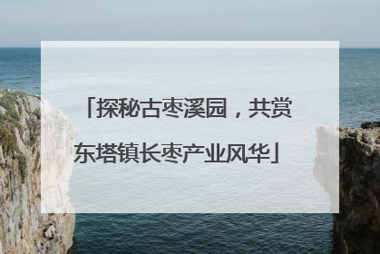 探秘古枣溪园，共赏东塔镇长枣产业风华