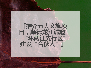 推介五大文旅项目，顺德龙江诚邀“环两江先行区”建设“合伙人”