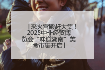 来火宫殿赶大集！2025中非经贸博览会“味道湖南”美食市集开启