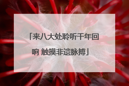 来八大处聆听千年回响 触摸非遗脉搏