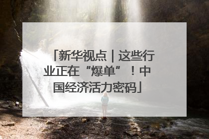 新华视点｜这些行业正在“爆单”！中国经济活力密码
