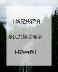 新晃扶罗镇：全民共绘美丽乡村新画卷