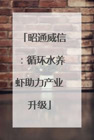 昭通威信：循环水养虾助力产业升级