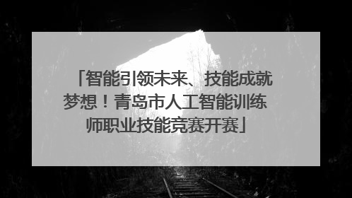 智能引领未来、技能成就梦想！青岛市人工智能训练师职业技能竞赛开赛