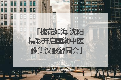 槐花如海 沈阳精彩开启国潮中医雅集汉服游园会