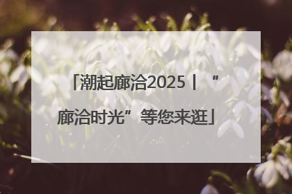 潮起廊洽2025丨“廊洽时光”等您来逛