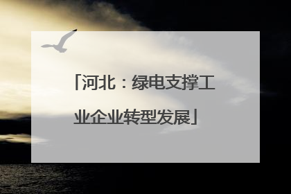 河北：绿电支撑工业企业转型发展