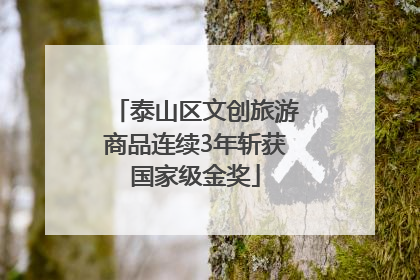 泰山区文创旅游商品连续3年斩获国家级金奖