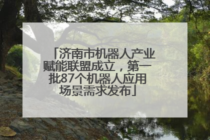 济南市机器人产业赋能联盟成立，第一批87个机器人应用场景需求发布