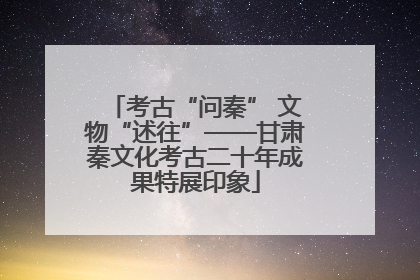 考古“问秦” 文物“述往”——甘肃秦文化考古二十年成果特展印象