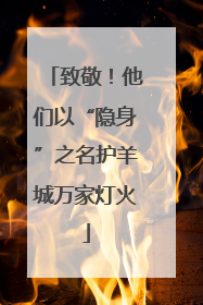 致敬！他们以“隐身”之名护羊城万家灯火