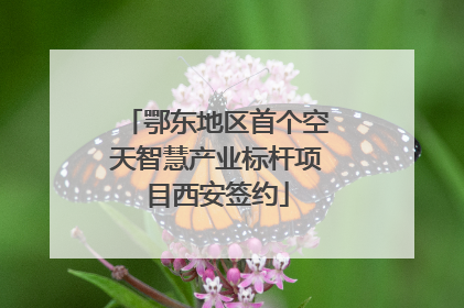鄂东地区首个空天智慧产业标杆项目西安签约