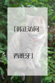 韩正访问西班牙