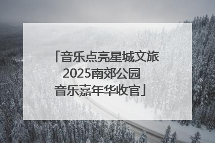 音乐点亮星城文旅 2025南郊公园音乐嘉年华收官