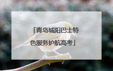 青岛城阳巴士特色服务护航高考