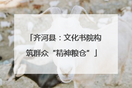 齐河县：文化书院构筑群众“精神粮仓”