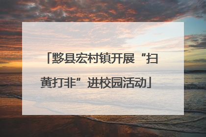 黟县宏村镇开展“扫黄打非”进校园活动