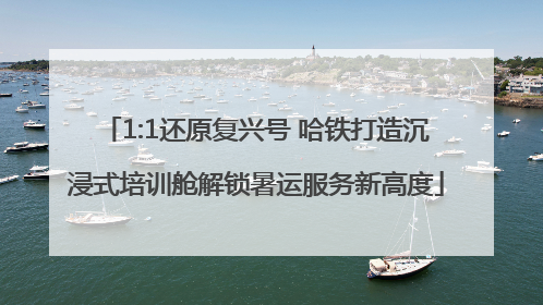 1:1还原复兴号 哈铁打造沉浸式培训舱解锁暑运服务新高度